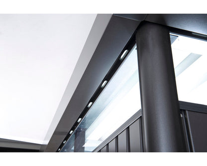 Biohort Zahradní domek HIGHLINE® H6, stříbrná metalíza