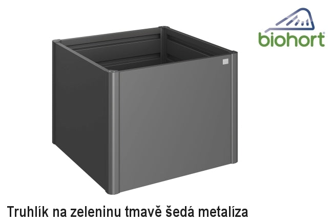 Biohort Zvýšený truhlík na zeleninu 2 x 0,5 tmavě šedá metalíza