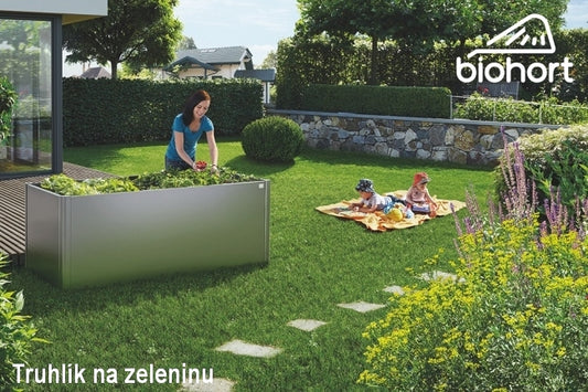 Biohort Zvýšený truhlík na zeleninu 2 x 1 tmavě šedá metalíza