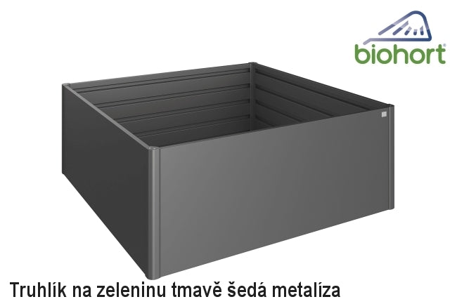 Biohort Zvýšený truhlík na zeleninu 2 x 2 tmavě šedá metalíza