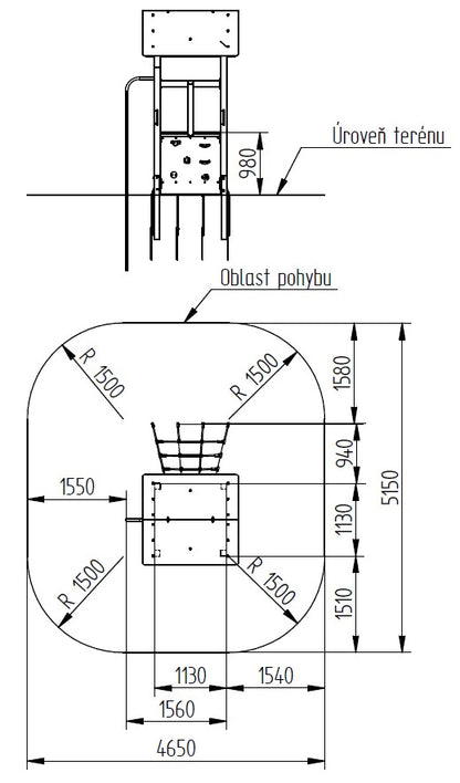 Modulární sestava Camelot M0 100