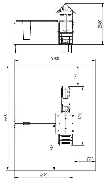 Modulární sestava Camelot M7 H1 100
