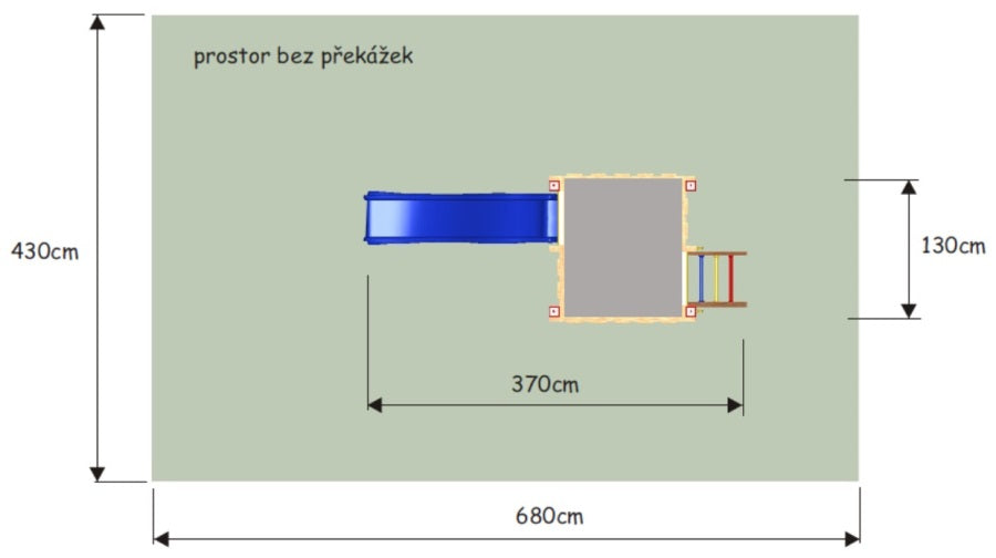 Monkey Flexi věž bez střechy 100
