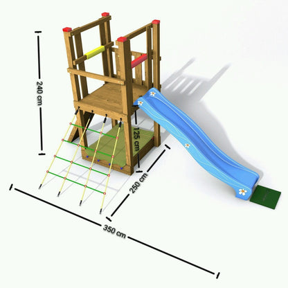 DĚTSKÉ HŘIŠTĚ Monkey´s Home EKO-LINE TURRET PLUS
