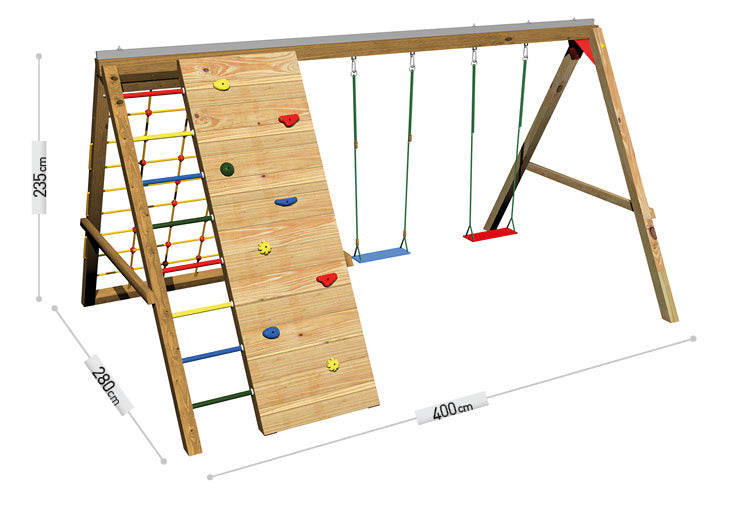 DĚTSKÉ HŘIŠTĚ Monkey´s Home LÁDÍK C