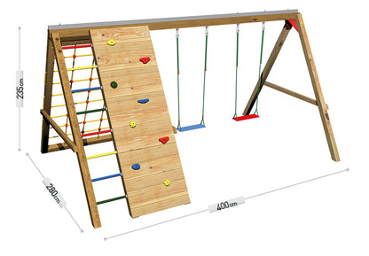 DĚTSKÉ HŘIŠTĚ Monkey´s Home LÁDÍK C