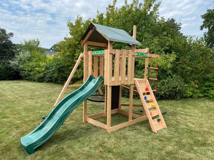 Dětské hřiště Monkey´s Home Malý pirát HOOK se zelenou skluzavkou