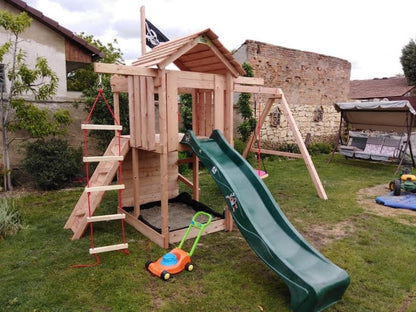 Dětské hřiště Monkey´s Home Malý pirát JIM bez skluzavky