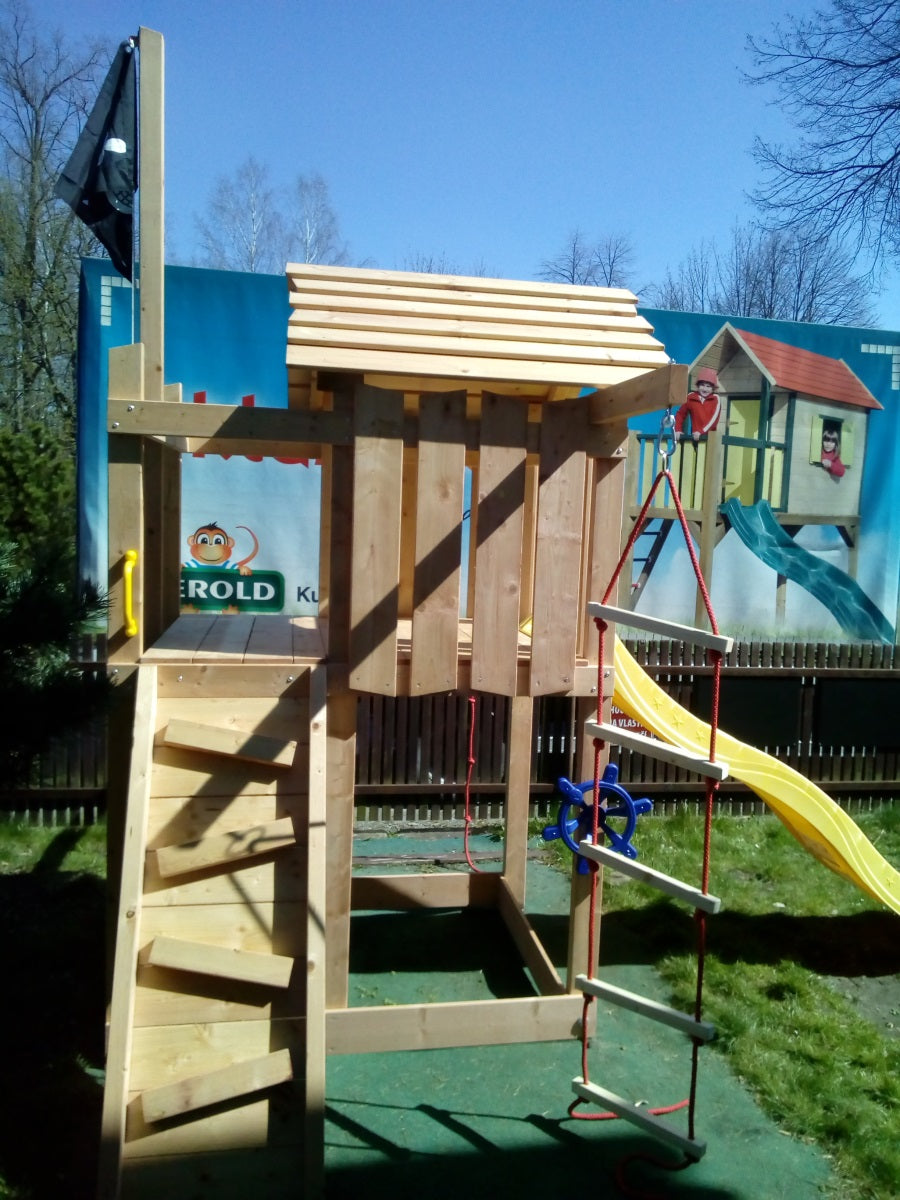 Dětské hřiště Monkey´s Home Malý pirát JOE bez skluzavky