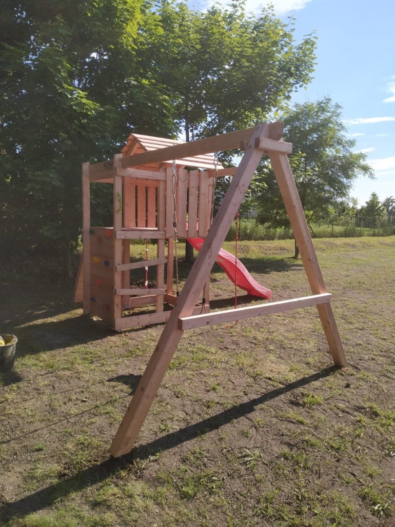 Dětské hřiště Monkey´s Home Malý pirát SAM s modrou skluzavkou