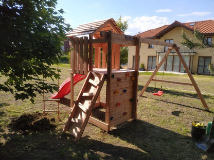 Dětské hřiště Monkey´s Home Malý pirát SAM se zelenou skluzavkou