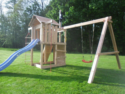 Dětské hřiště Monkey´s Home Malý pirát SAM se zelenou skluzavkou