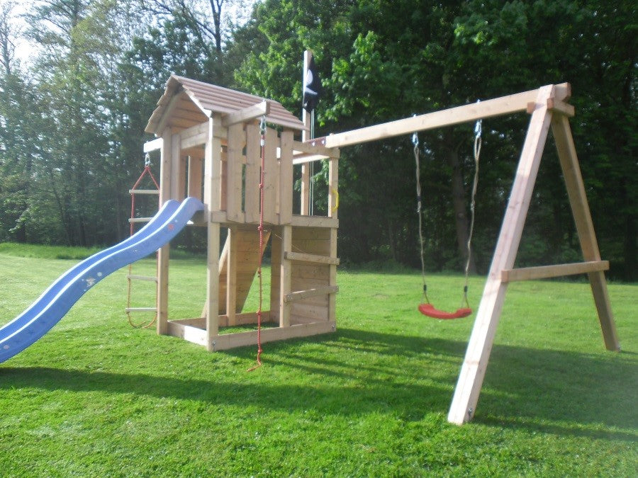 Dětské hřiště Monkey´s Home Malý pirát SAM se žlutou skluzavkou