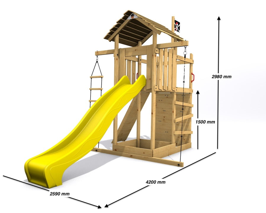 Dětské hřiště Monkey´s Home Velký pirát JACK