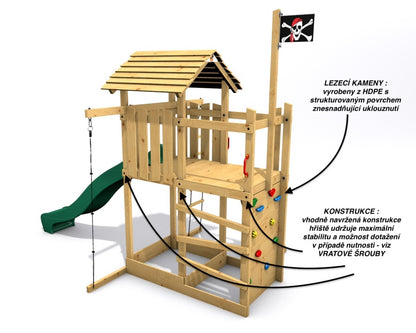 Dětské hřiště Monkey´s Home Velký pirát JACK