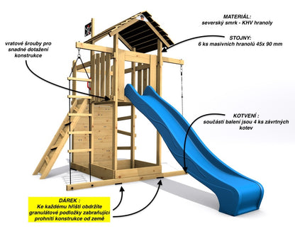 Dětské hřiště Monkey´s Home Velký pirát JACK