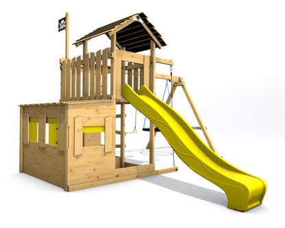 Dětské hřiště Monkey´s Home Velký pirát JOLLY žlutá