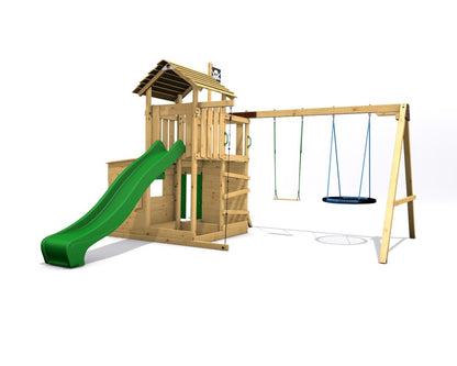 Dětské hřiště Monkey´s Home Velký pirát JOLLY zelená