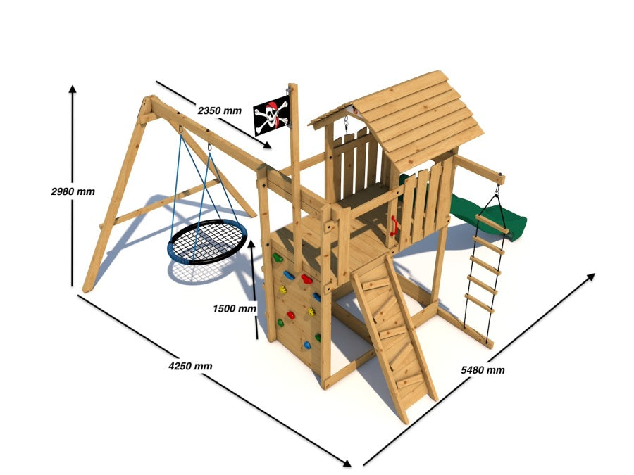 Dětské hřiště Monkey´s Home Velký pirát NICK