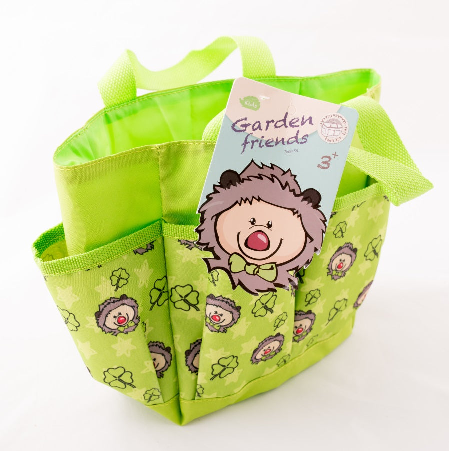 Dětské nářadí PRACOVNÍ TAŠKA bavlněná zelená