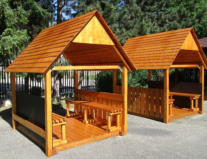 Monkey altánek - Sunny House - s půltabulí