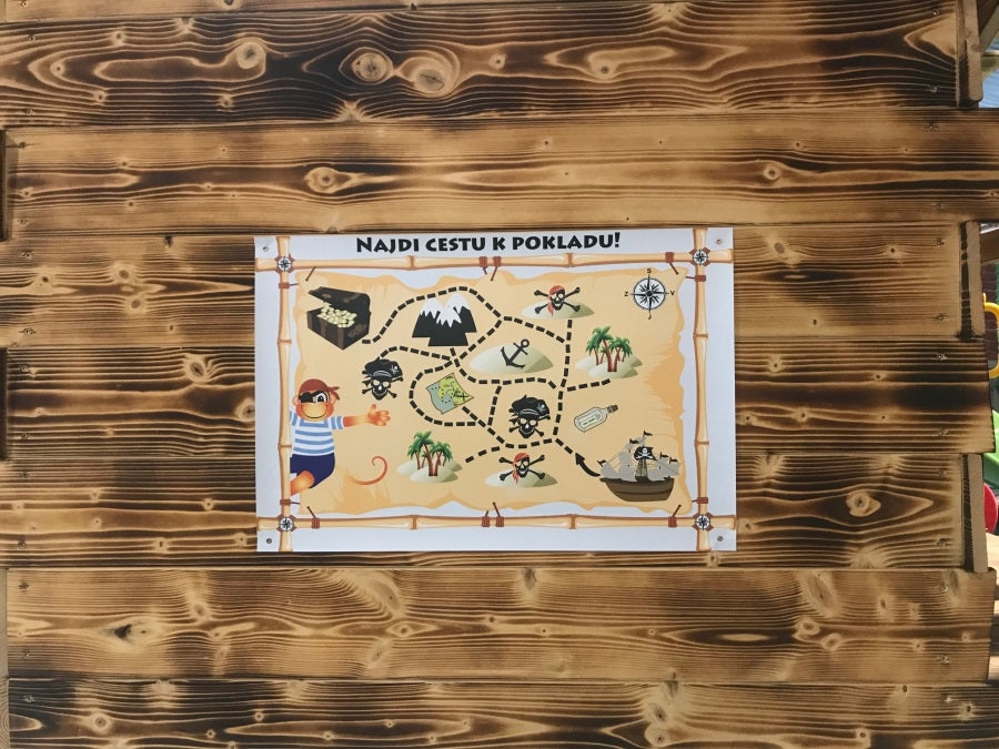 Dětský domeček  Monkey´s Home Chatrč pirát Spike