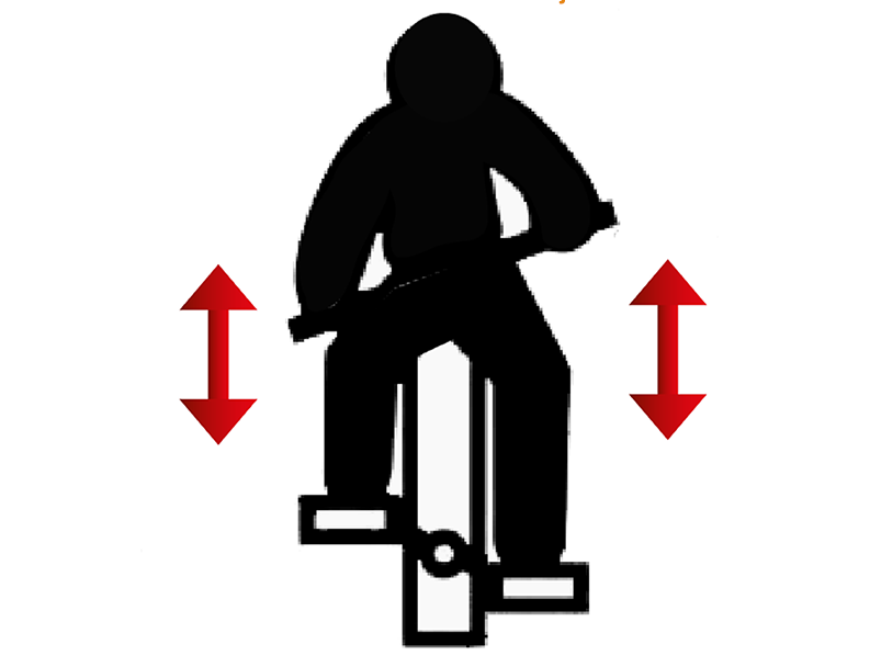 Fitness stroj - Dvojitý Stepper F04
