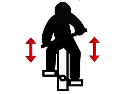 Fitness stroj - Dvojitý Stepper F04