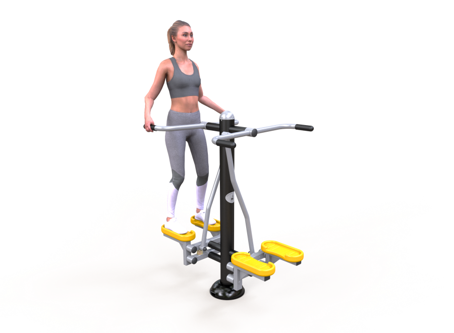 Fitness stroj - Dvojitý Stepper F04