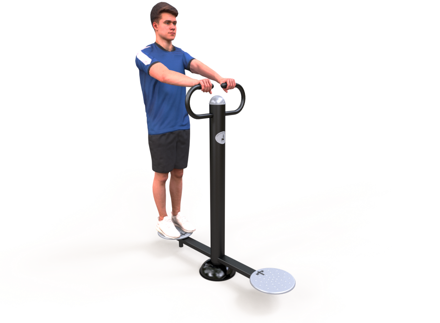 Fitness stroj - Dvojitý twister F02