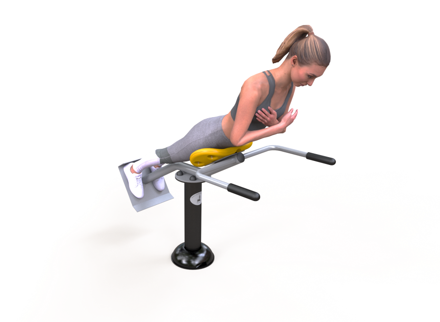 Fitness stroj - Hyperextenzia - F27