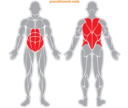 Fitness stroj - Hyperextenzia - F27
