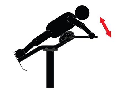 Fitness stroj - Hyperextenzia - F27