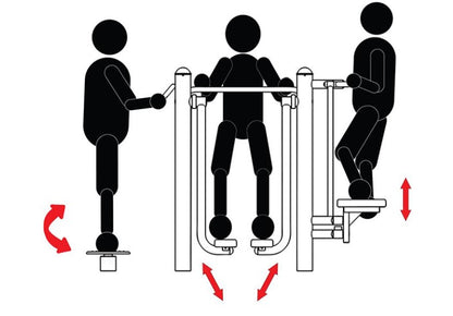 Fitness stroj - Miltifunkční Fitness Stanice F33