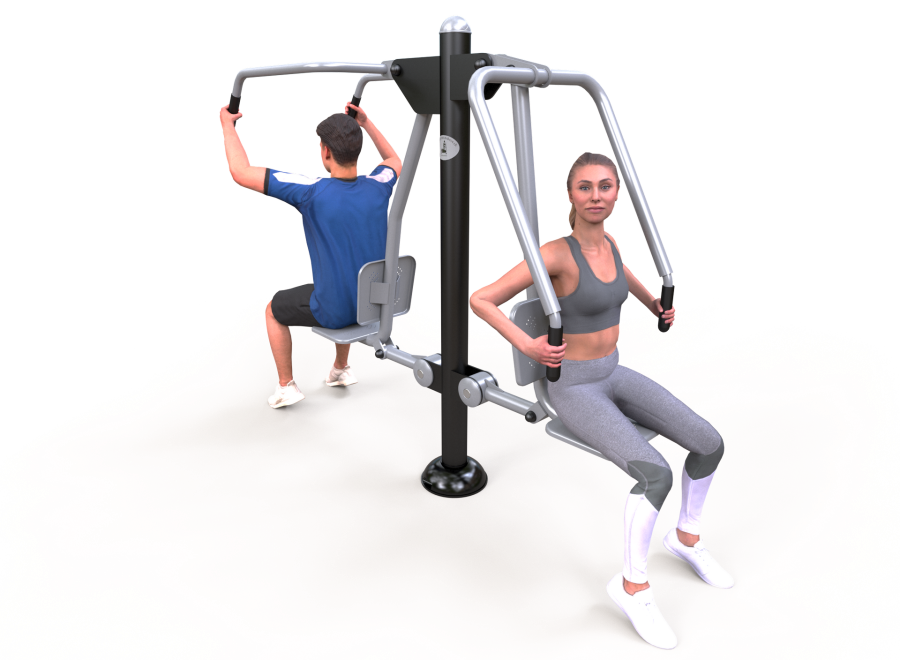Fitness stroj - Posilovací stroj Hrudník - Ramena - F22