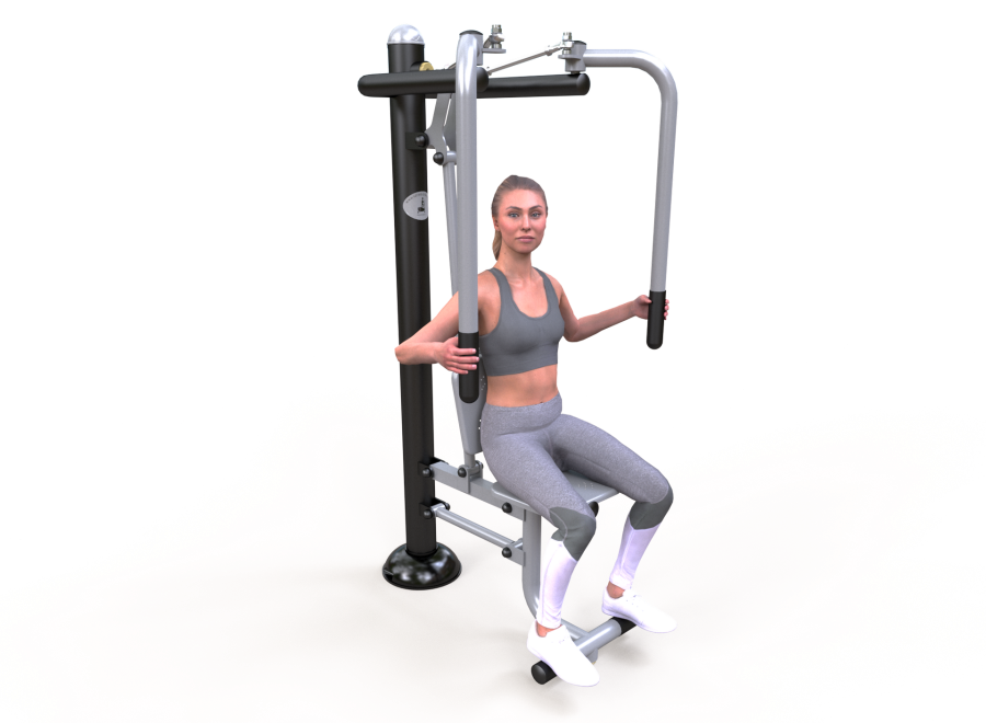 Fitness stroj - Posilovací stroj Hrudník - Rozpažení - F21