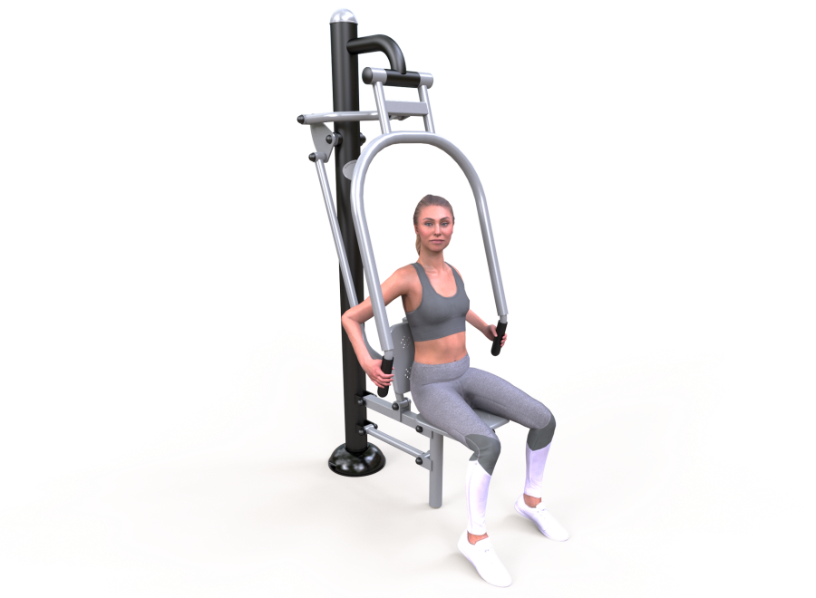 Fitness stroj Posilovací stroj Hrudník - Výtlak - F18