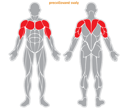 Fitness stroj - Procvičování ramen - F30