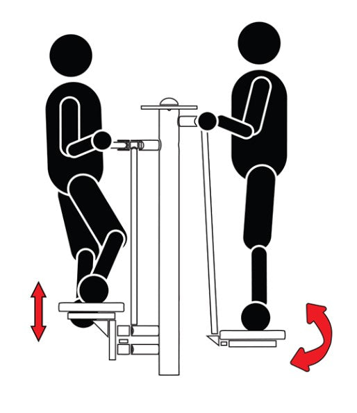 Fitness stroj - Stapper a surf - F36