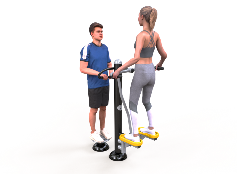 Fitness stroj - Twister & Stepper F03