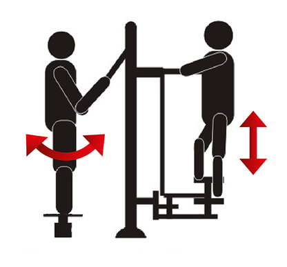 Fitness stroj - Twister & Stepper F03