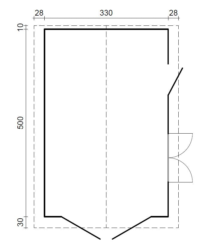 Garáž EKO-LINE Tonda 15,9 m2