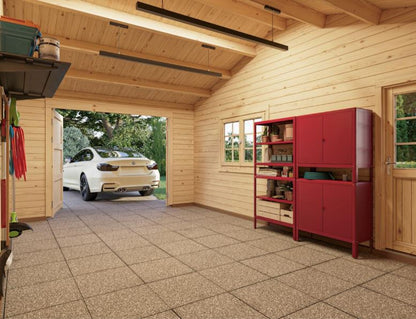 Garáž Roger 19,0 +33,2 m2 - s dřevěnými vraty