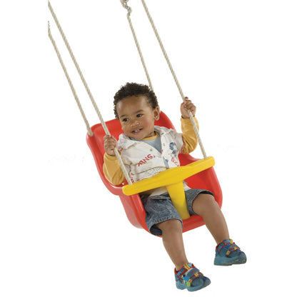 HOUPAČKA Monkey´s Home plastová Baby Luxe TMAVĚ RŮŽOVÁ
