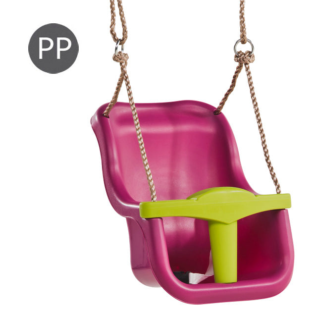 HOUPAČKA Monkey´s Home plastová Baby Luxe TMAVĚ RŮŽOVÁ