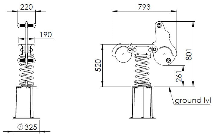 Houpačka pružinová - Scooter