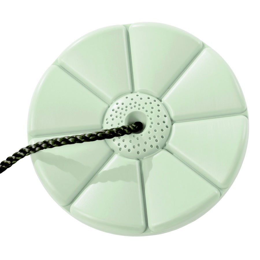 Houpačkový disk - květinka - pastel zelená