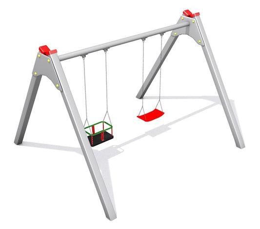 Monkey houpačka Duoswing II METAL - s dětským sedákem