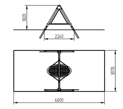 Monkey houpačka Duoswing Nest Mini
