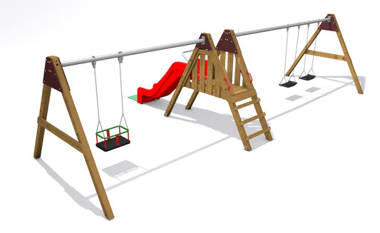 Monkey houpačka Single III Double -s dětským sedákem